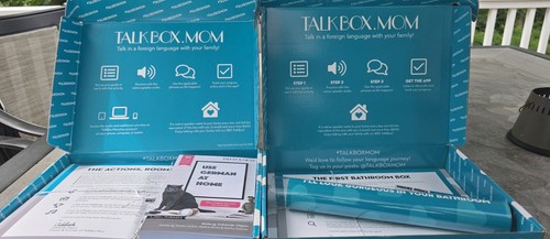 Talk box mom - box, german