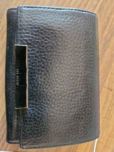 Ted baker black leather purse - ted,