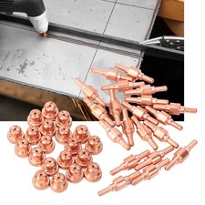 40pcs Plasma Cutter Consumables Electrode Nozzle Tip For PT31 LGK40 Plasma T XG5