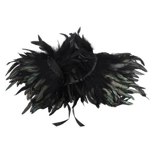 Feather shrug shawl - shawl, cape