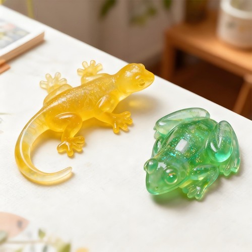 Cartoon animal resin silicone - cartoon,