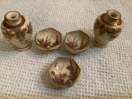 Pair japanese satsuma - pair,