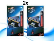 2x Omega 23022 VHS VCR