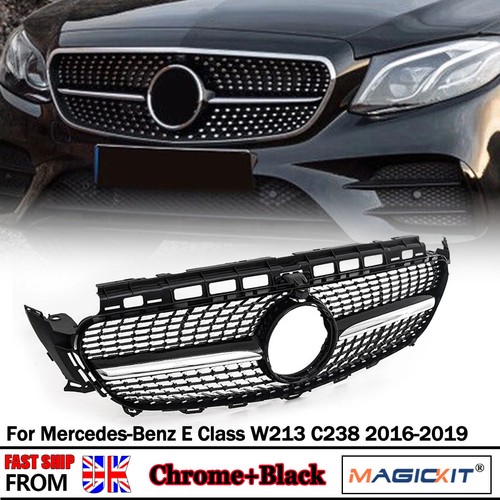 Diamond style front grille - front,