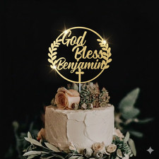 Personalised Baby Acrylic Cake