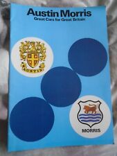 Austin Morris range brochure