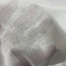 Plain WHITE 100% Cotton Muslin