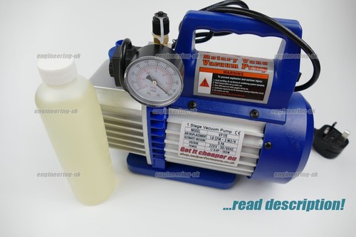Refrigerant rotary vacuum pump - refrigerant,
