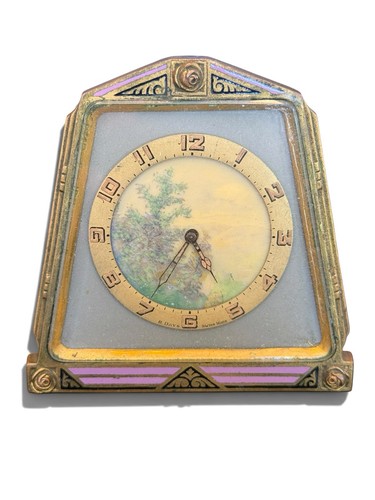 Antique art deco - antique, enamel