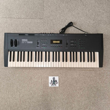 Yamaha SY55 61-Key Synthesizer AWM2 Sampling Sequencer Tested from Japan