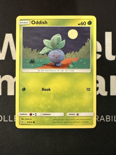 Pokemon oddish 214 - -, 6/214