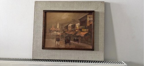 Oil painting canvas - oil, on