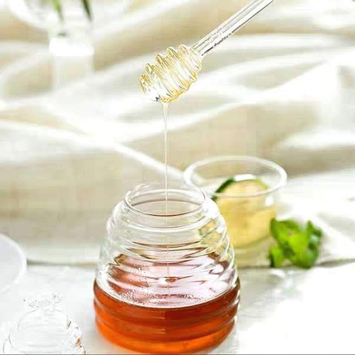 Hedume honey jar with dipper - honey,