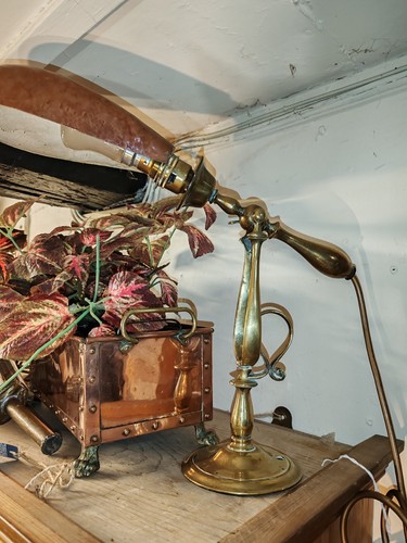 Brass gimbal ship lamp - gimbal,