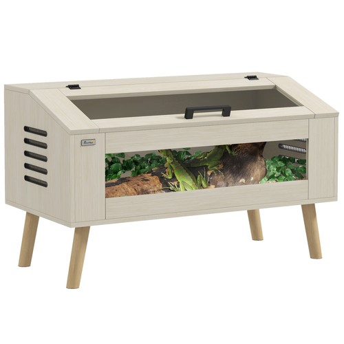 Pawhut reptile terrarium - reptile, 140l