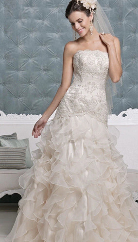 Ivory wedding dress sophia - ivory,