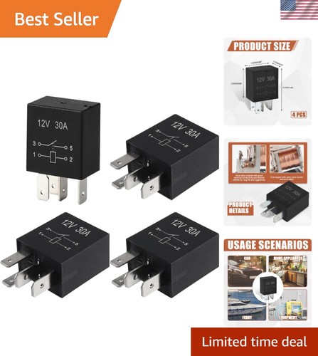 Car relay pin - 4, 12v