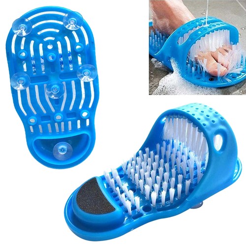 Foot scrubber brush slipper - foot,