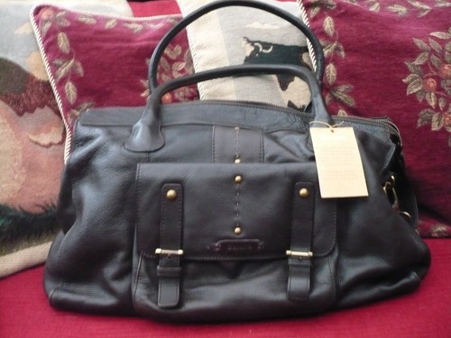 Oriano brown leather bag - brown,
