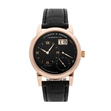 A. Lange & Sohne Lange 1 Date Power Reserve Rose Gold Manual 38mm Watch 101.031