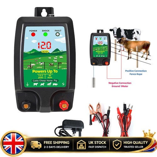 Electric fence energiser 12v - energiser,