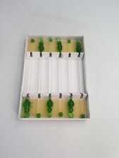 Parlane Handblown Alligator Crocodile Glass Cocktail Stirrers Swizzle Sticks 6PC