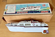 Vintage Triang Penguin Super Scale Avon 17" Electric Cruiser Model Toy Boxed