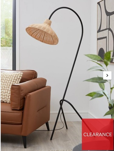 Arched floor lamp with - arched,
