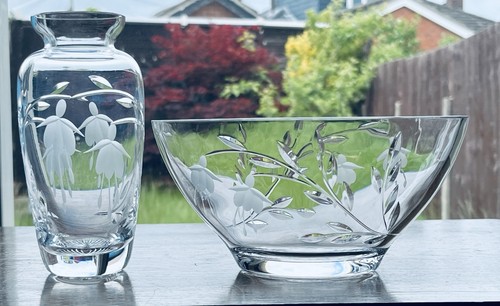Stuart crystal cascade vase - crystal,