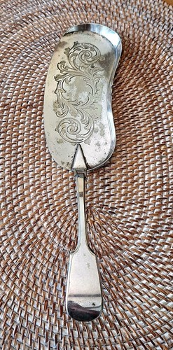 Victorian silver plated crumb - victorian,