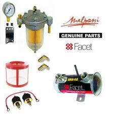 FACET RED TOP FUEL PUMP BOX SET + FILTER KING GLASS REGULATOR + FUEL GAUGE