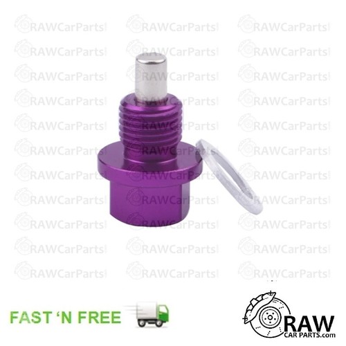 Purple magnetic sump plug - sump, &