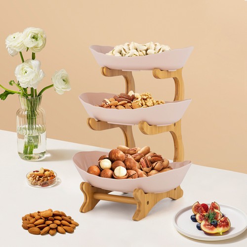 Tier serving bowls with - 3-tier,