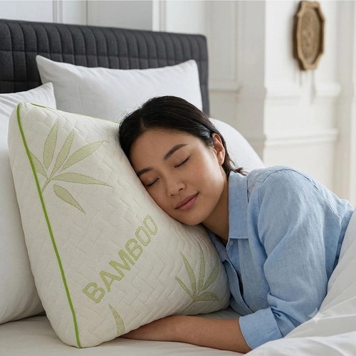Bamboo memory foam pillow anti - foam,