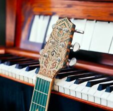 LINDO SAHARA PARLOR ELECTRO ACOUSTIC TRAVEL GUITAR 3/4 SIZE NYLON- STEEL STRINGS