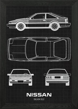 Nissan Silvia S12 Framed Wall