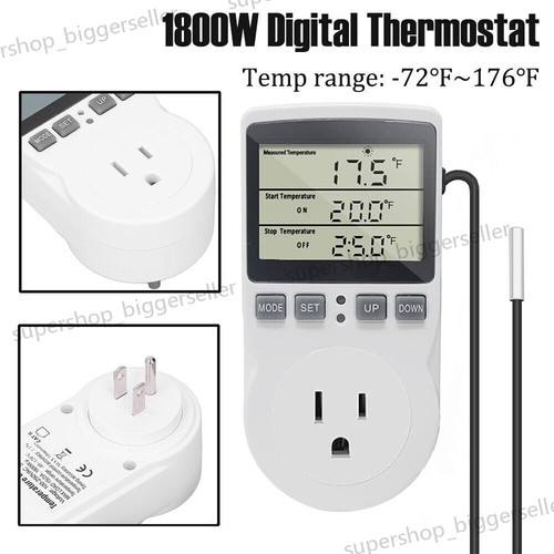 Digital thermostat outlet - outlet, plug