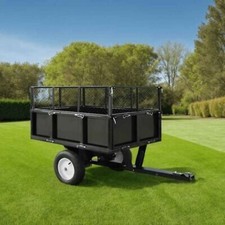 Tipping Trailer for Lawn Mower