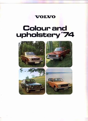 1974 volvo range colour trim - range, &