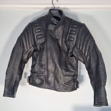 RICHA BLACK LEATHER BIKER