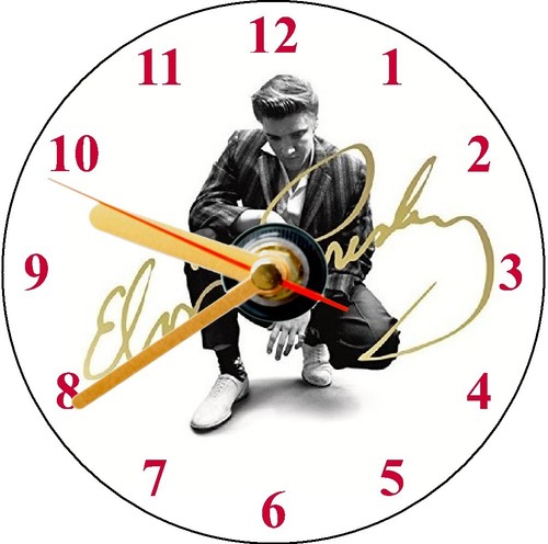 Elvis presley clock - clock, walk