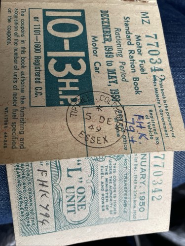 Motor fuel standard ration - standard,