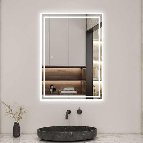 Led bathroom mirror with - mirror,