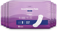 Incontinence Pads Maxi, Unscented, 48 Count (6 Packs of 8), (Previously Amazon B