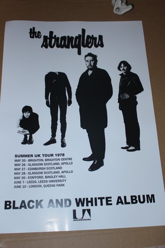 The stranglers punk poster - stranglers, a3