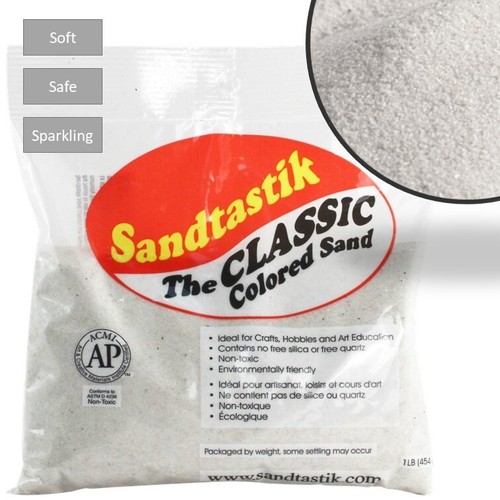 Sandtastik white sand 1lb - sandtastik,