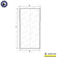 CYLINDER LINER 14-710020-00