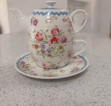 Cath Kidston Cranham Rose Tea for One set