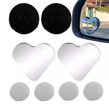 Blind Spot Mirror Car Vehicle Heart Shaped Wide Angle Rear View Mirror Universal