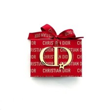 NEW Dior CD Logo Brooch Gold